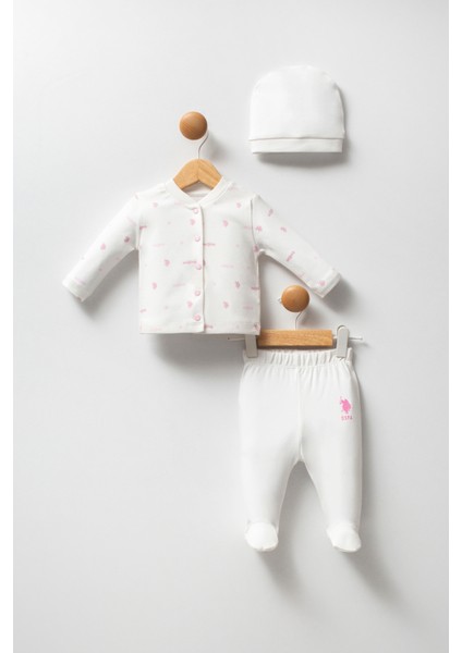 Kız Bebek Beyaz Pijama Takım 50322842-VR013