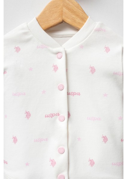 Kız Bebek Beyaz Pijama Takım 50322842-VR013 fırsatları