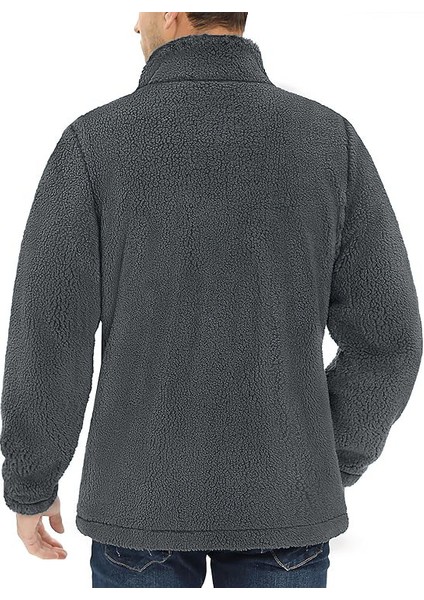 Oversize Peluş Sweatshirt Erkek Polar Sweatshirt Erkek Sweatshirt Oversıze-Peluss modelleri