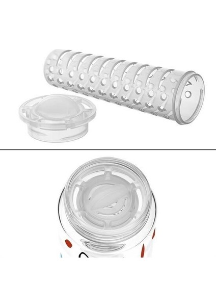 Buffer® Tutma Saplı Kilitli Kendiliğinden Süzgeçli Kolay Taşınabilir Detoks Sporcu Diyet Matarası