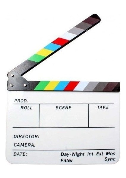 Andoer Cbp-Fcb Renkli Yönetmen Tahtası (Beyaz) D9501