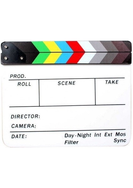 Andoer Cbp-Fcb Renkli Yönetmen Tahtası (Beyaz) D9501 fırsatları