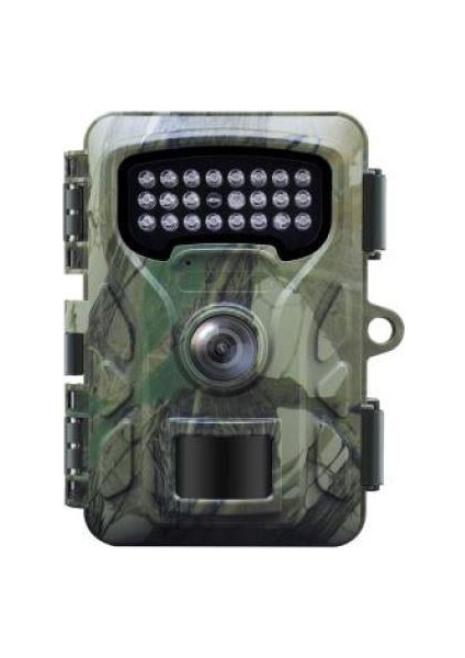 Powermaster RF06 20 Mp 24 LED Pır Sensörlü 2.0” Renkli LCD Ekran 128GB Sd Kart Destekli Mini Fotokapan Kamuflaj Kamera