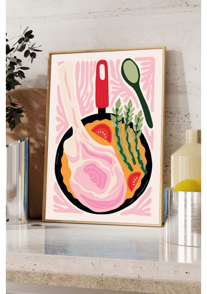 Mutfak Dekorasyon Poster ve Tablo - Ahşap Çerçeveli fiyatları