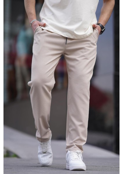Bej Düz Paça Erkek Pantolon 6535 fiyatları