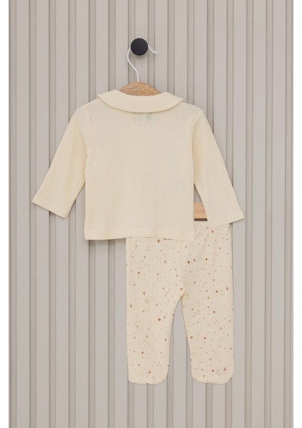 Kız Bebek Krem Pijama Takım 50322801-VR071 fiyatları