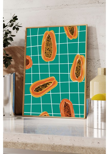 Mutfak Tablo - Çerçeveli Poster - Ahşap Çerçeveli fiyatları