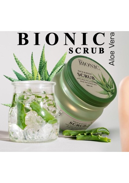 Pro Face And Body Scrub 500 Ml. Aloe Vera