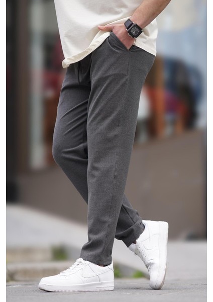 Füme Düz Paça Erkek Pantolon 6535