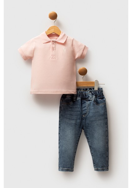 Kız Bebek Somon Pijama Takım 50322909-VR047