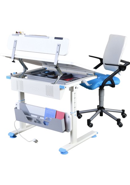 Mini Advanced Çalışma Masası ve Sandalye Takımı, Yükseklik Ayarlı Çalışma Masası, Kız-Erkek Çocuk Beyaz Ders Çalışma Masası fiyatları