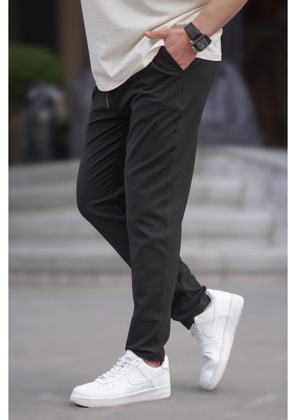 Siyah Düz Paça Erkek Pantolon 6535 fiyatları
