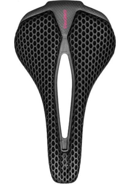 Flamme Rouge Bisiklet Sele – 3D Karbon, 142 mm 14,2X24 cm | Gınepro Ultra Hafif Performans