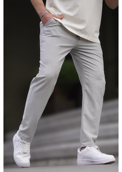 Gri Düz Paça Erkek Pantolon 6535 fiyatları