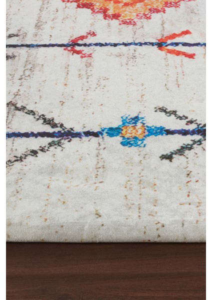 Kadife Dokulu, Lastikli, Sünger Apreli, Kaymaz Taban, Yıkanabilir Modern Desenlerde Halı Örtüsü - 9 M2 modelleri