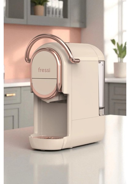Espresso & Cappuccino Makinesi Kapsül Kahve Makinesi Krem EM-542 Belezza fiyatları
