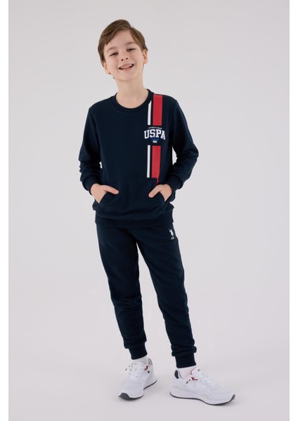US2200 - Bej - U.s. Polo Assn Kids Erkek Eşofman Takımı