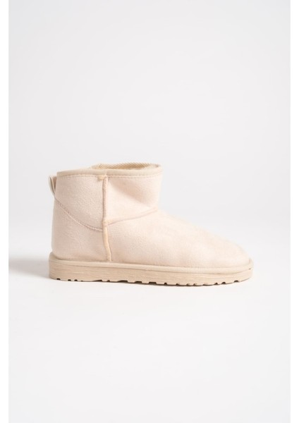 Kadın Süet Içi Kürklü Alçak Taban Bilekte Kısa Kadın Bot&bootie Taba fırsatları