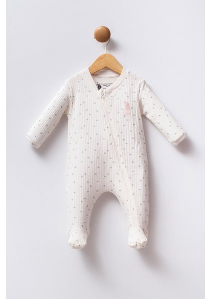 Kız Bebek Beyaz Pijama Takım 50322825-VR013