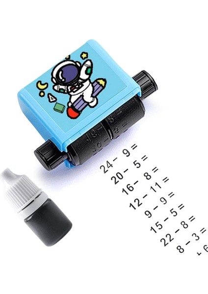 Çocuklar Için Eğlenceli ve Öğretici Matematik Toplama Işlemleri Kaşesi, Eğitim Öğrenme Için Çarpım Tablosu Kaşesi Mürekkep Hediyeli Matematik Rulosu Damgası fırsatları