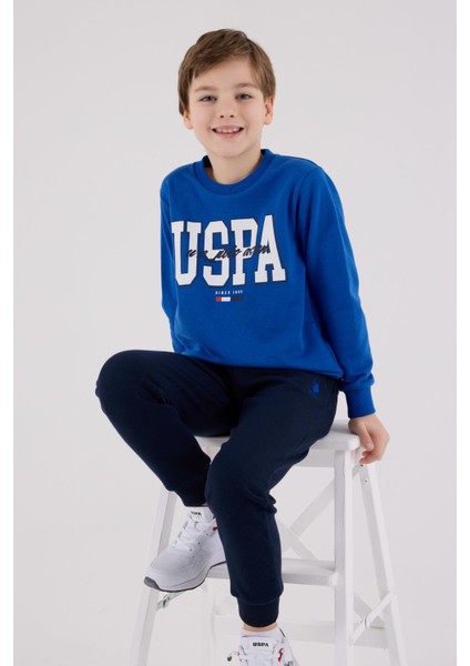 US2205 - Cobalt - U.s. Polo Assn Kids Erkek Eşofman Takımı fiyatları