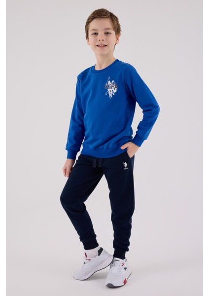 US2204 - Cobalt - U.s. Polo Assn Kids Erkek Eşofman Takımı