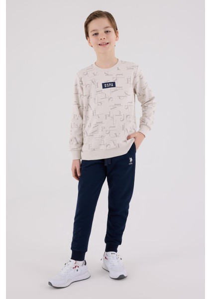 US2230 - Beyaz - U.s. Polo Assn Kids Erkek Eşofman Takımı