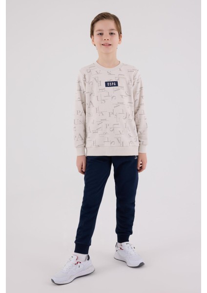 US2230 - Beyaz - U.s. Polo Assn Kids Erkek Eşofman Takımı modelleri