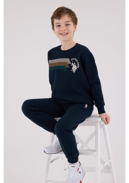 US2212 - Navy - U.s. Polo Assn Kids Erkek Eşofman Takımı fiyatları