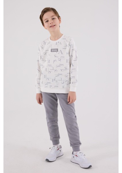 US2230 - Beyaz - U.s. Polo Assn Kids Erkek Eşofman Takımı modelleri