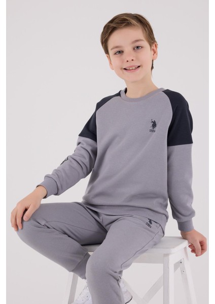 US2221 - M.grey - U.s. Polo Assn Kids Erkek Eşofman Takımı fiyatları