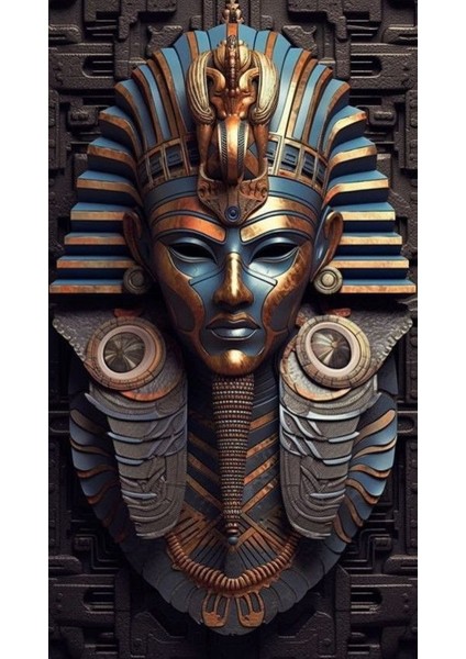 Firavun Portre Ev Duvar Salon Güzellik Salonu Ofis Dükkan Dekarasyon Kanvas Tablo fiyatları