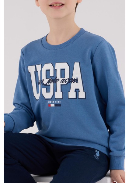 US2205 - Cobalt - U.s. Polo Assn Kids Erkek Eşofman Takımı fırsatları