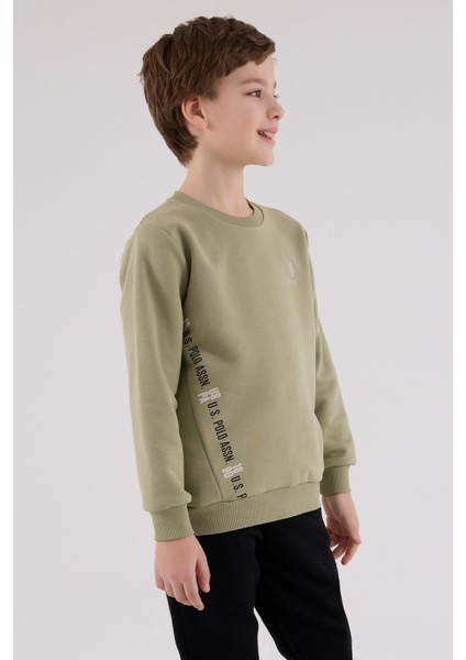 US2215 - Çay Yeşili - U.s. Polo Assn Kids Erkek Eşofman Takımı