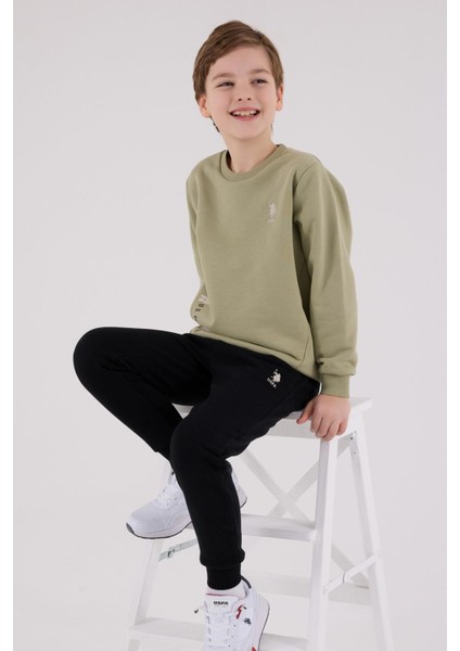 US2215 - Çay Yeşili - U.s. Polo Assn Kids Erkek Eşofman Takımı fiyatları