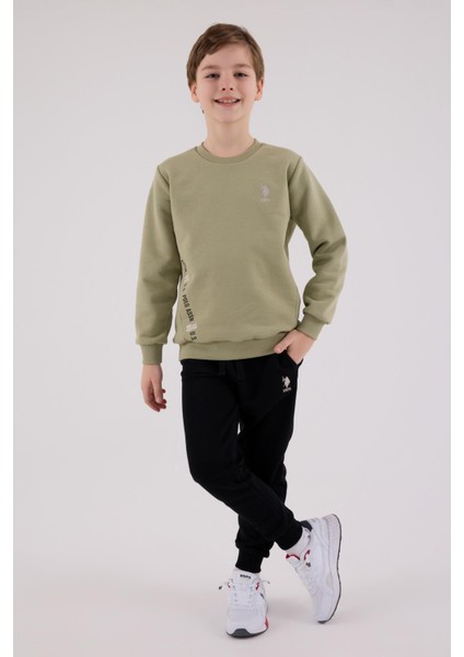 US2215 - Çay Yeşili - U.s. Polo Assn Kids Erkek Eşofman Takımı modelleri