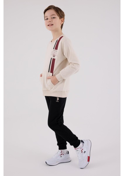 US2200 - Bej - U.s. Polo Assn Kids Erkek Eşofman Takımı modelleri