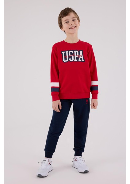 US2213 - Kırmızı - U.s. Polo Assn Kids Erkek Eşofman Takımı modelleri