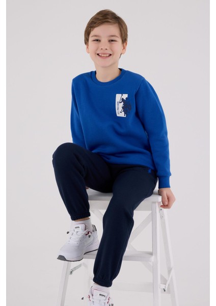 US2216 - Cobalt - U.s. Polo Assn Kids Erkek Eşofman Takımı