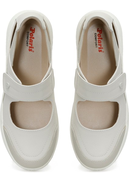 166763.Z5FX Ekru Kadın Comfort Ayakkabı fırsatları