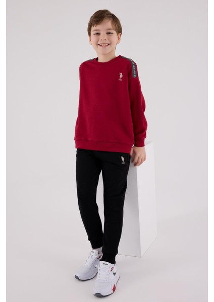 US2202 - Bordo - U.s. Polo Assn Kids Erkek Eşofman Takımı fiyatları