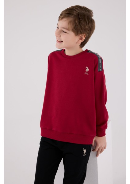 US2202 - Bordo - U.s. Polo Assn Kids Erkek Eşofman Takımı modelleri