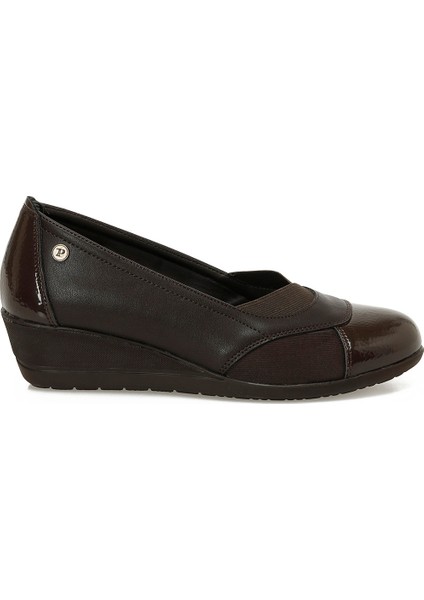 167028.RZ5PR Kahverengi Kadın Dolgu Ayakkabı