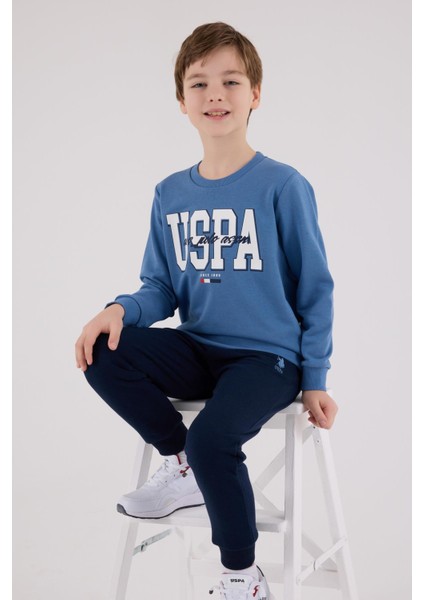 US2205 - Cobalt - U.s. Polo Assn Kids Erkek Eşofman Takımı