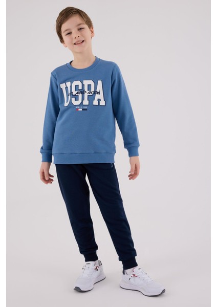 US2205 - Cobalt - U.s. Polo Assn Kids Erkek Eşofman Takımı modelleri