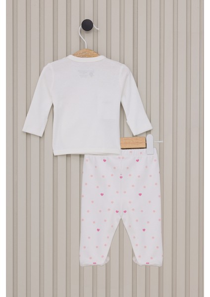 Kız Bebek Krem Pijama Takım 50322796-VR071 fiyatları