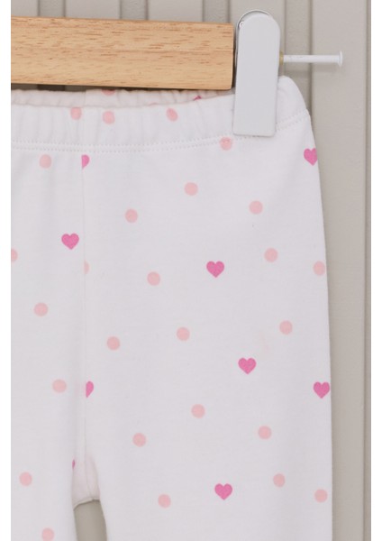 Kız Bebek Krem Pijama Takım 50322796-VR071 fırsatları