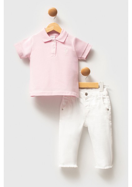 Kız Bebek Toz Pembe Pijama Takım 50322905-VR050