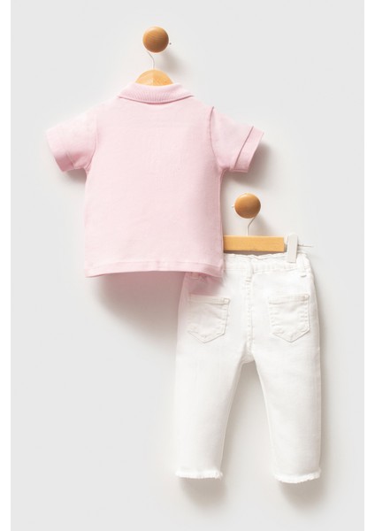 Kız Bebek Toz Pembe Pijama Takım 50322905-VR050 fiyatları