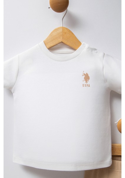 Kız Bebek Beyaz Pijama Takım 50322878-VR013 indirimleri